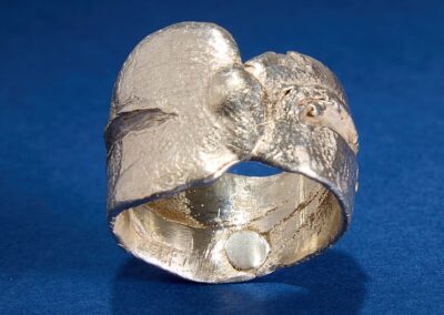 Anillo de plata creado artesanalmente pieza única