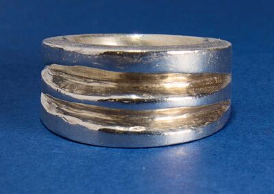 Anillo de plata creado artesanalmente pieza única