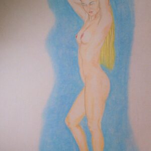 dibujo-mujer-denuda-rubia-federico-lopez-ares