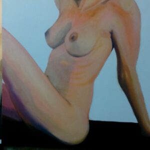 acrilico . desnudo